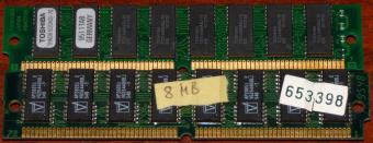 Toshiba THM361020ASG-70 9511TAB Germany - 8MB RAMAP20051 E VG264400BJ-7 72-pol RAM 1995